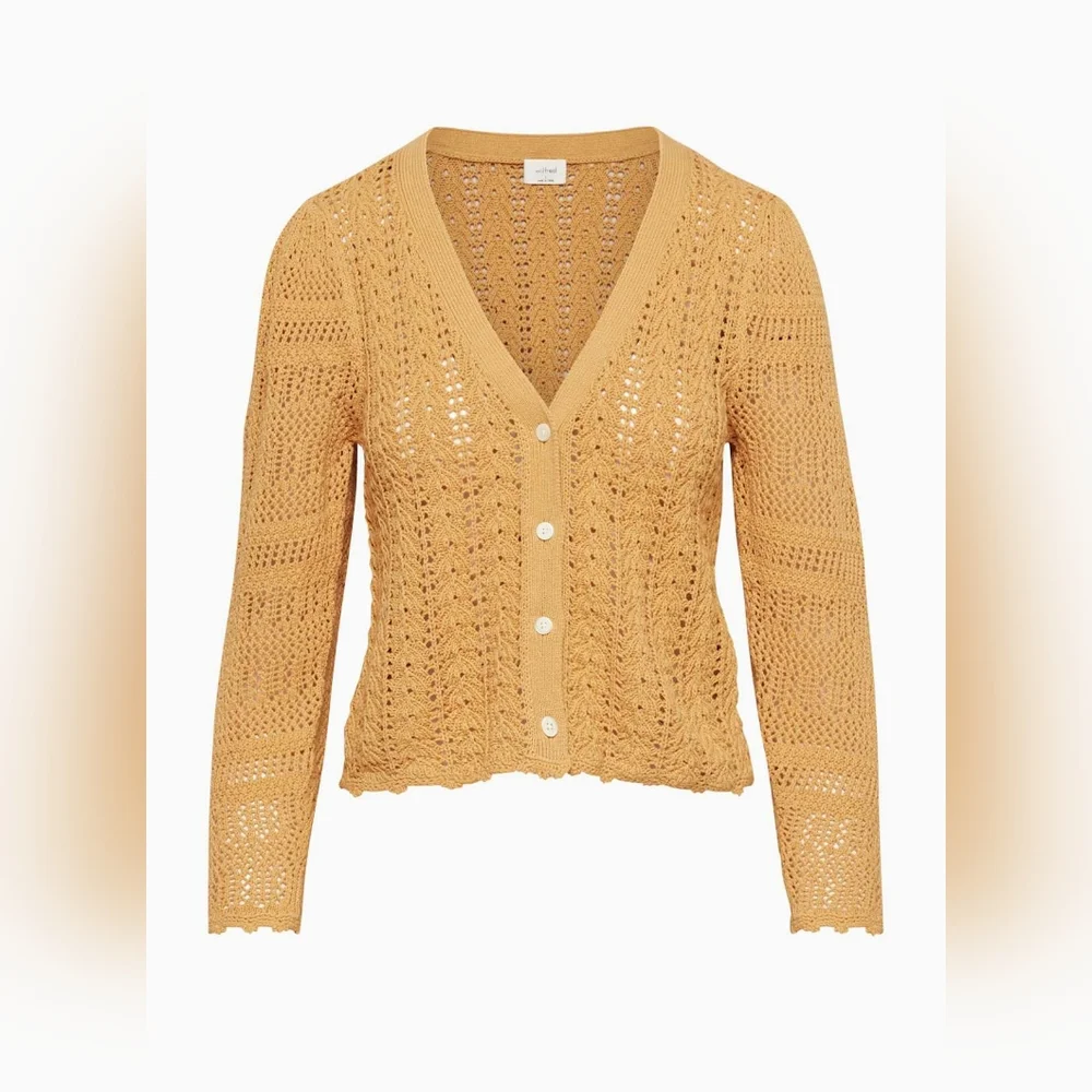Wilfred Splendour Cardigan in Apricot Peach - Size S - Picture 6 of 12